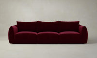 The Jones Modular Sofa - Mohair Crimson