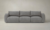 The Jones Modular Sectional - Nubuck Leather Asphalt