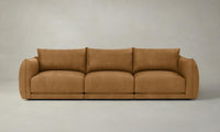 The Jones Modular Sofa - Nubuck Leather Saddle