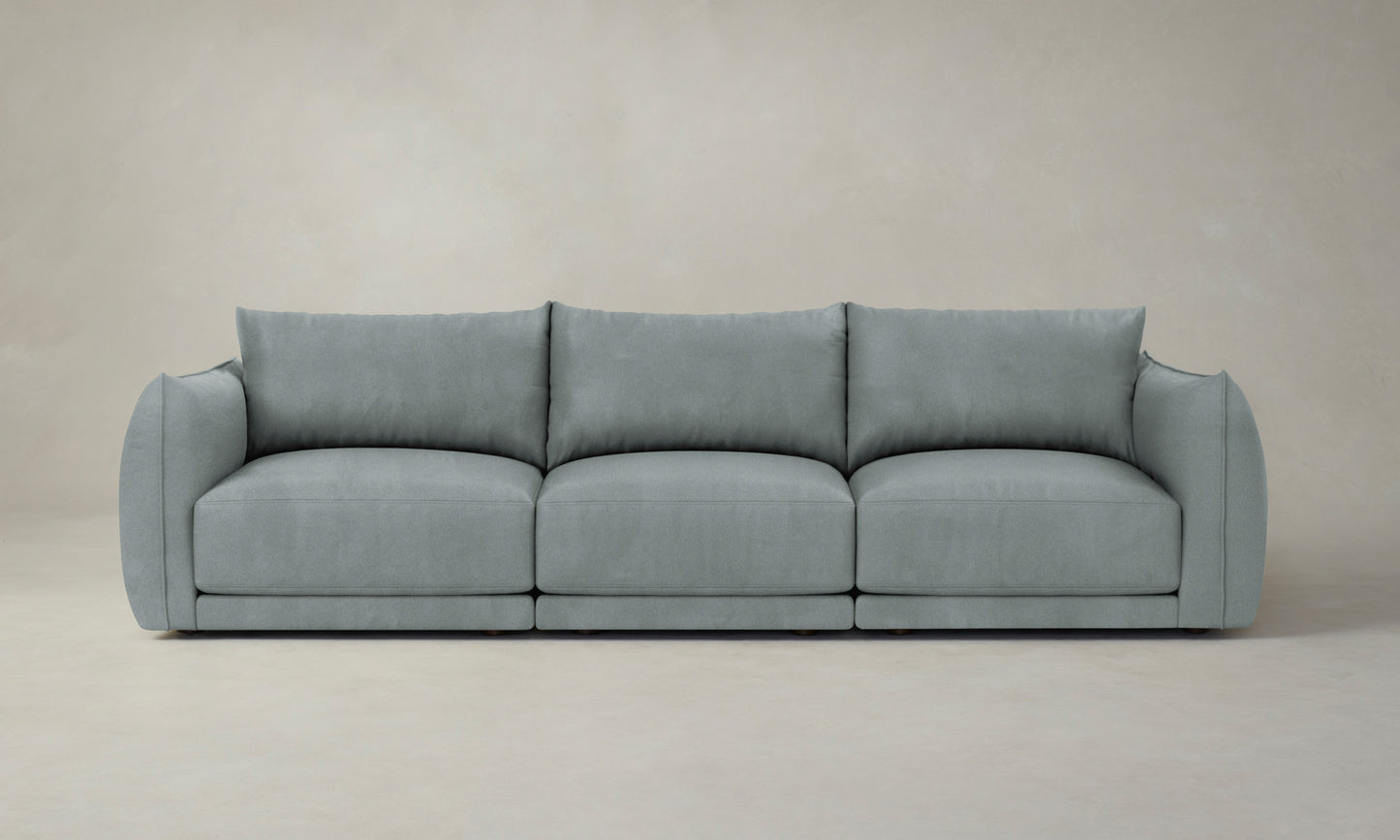 The Jones Modular Sectional - Nubuck Leather Tide