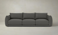 The Jones Modular Sectional - Pebbled Leather Ash