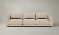 The Jones Modular Sectional - Pebbled Leather Stone