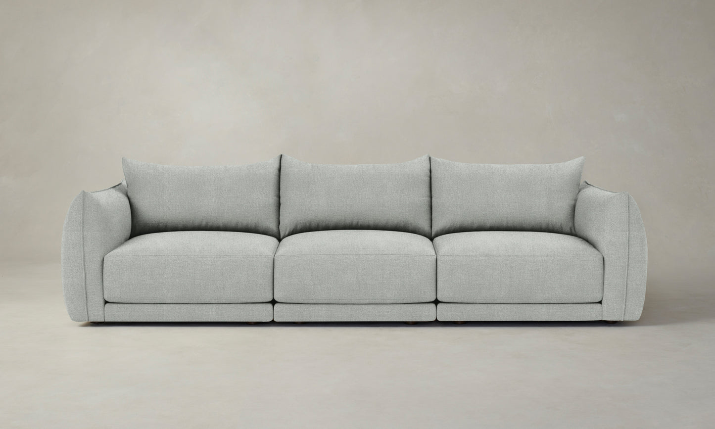 The Jones Modular Sofa - Performance Melange Weave Seaglass