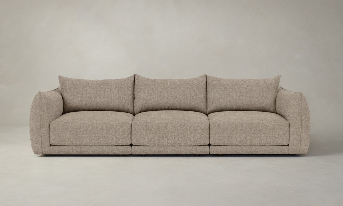 The Jones Modular Sectional - Performance Textural Weave Earthen