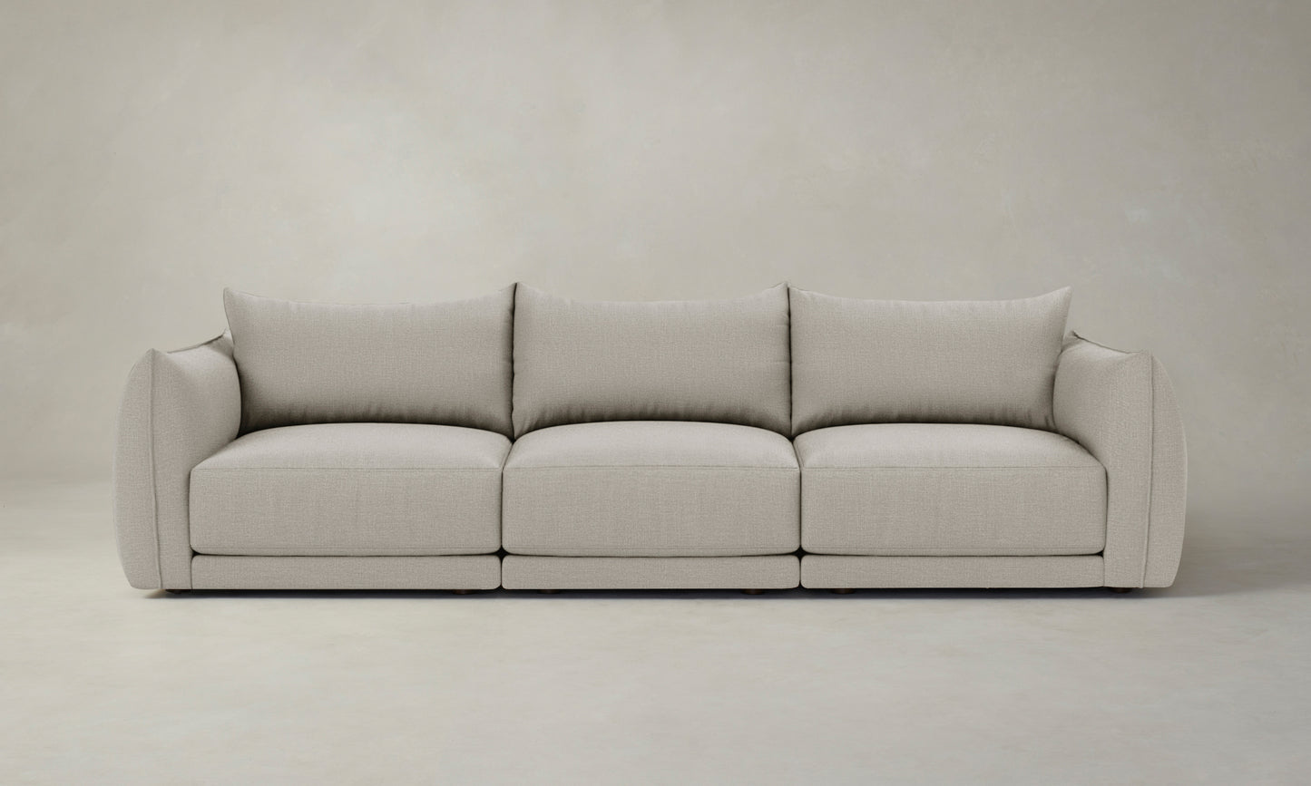 The Jones Modular Sofa - Performance Textured Linen Flax