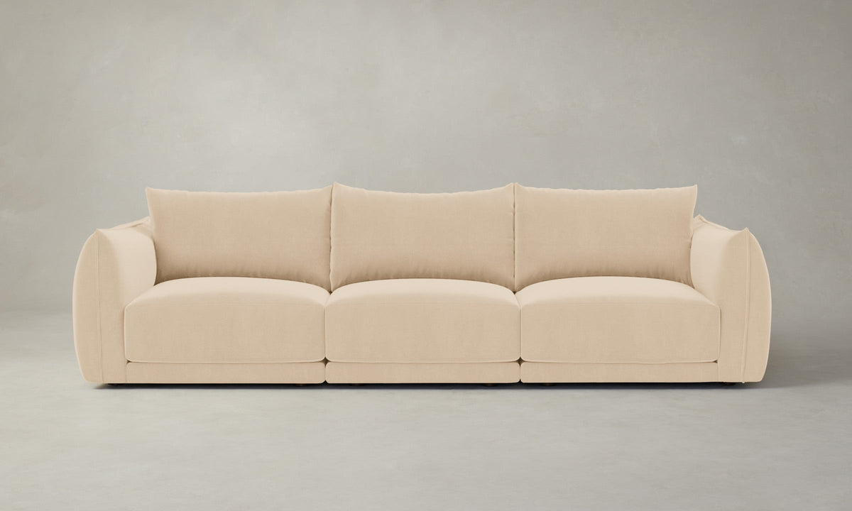 The Jones Modular Sofa - Performance Velvet Butter
