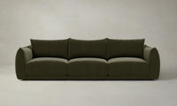 The Jones Modular Sofa - Performance Velvet Olive