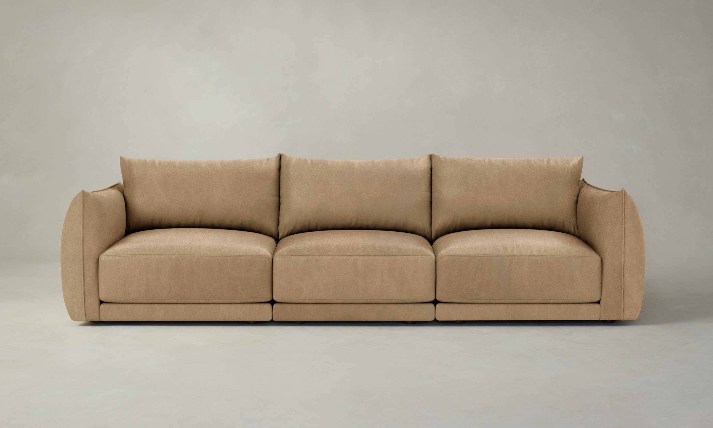 The Jones Modular Sectional - Tuscan Leather Camel – Maiden Home