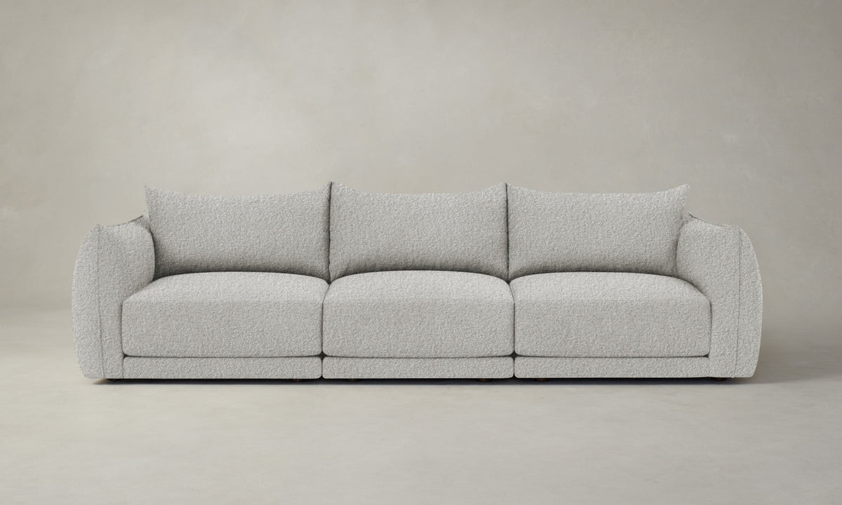 The Jones Modular Sectional - Woolen Bouclé Cliff