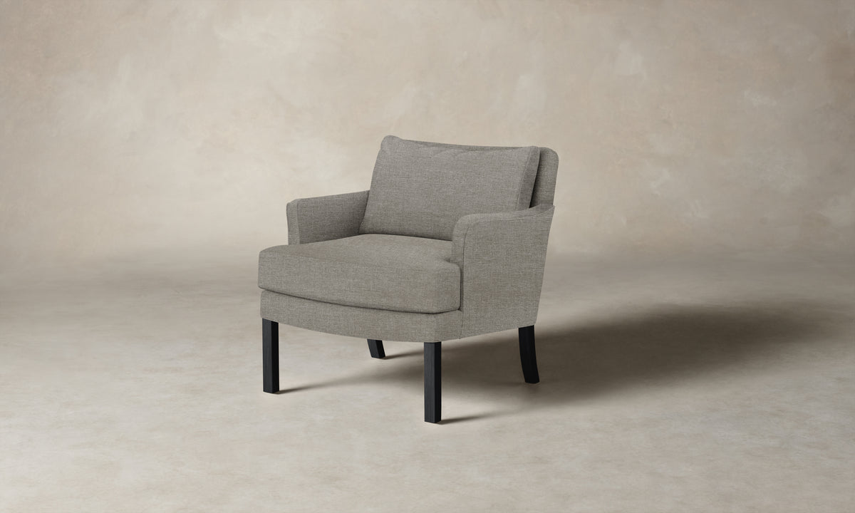 The Kaye Chair - Heritage Belgian Linen Agate