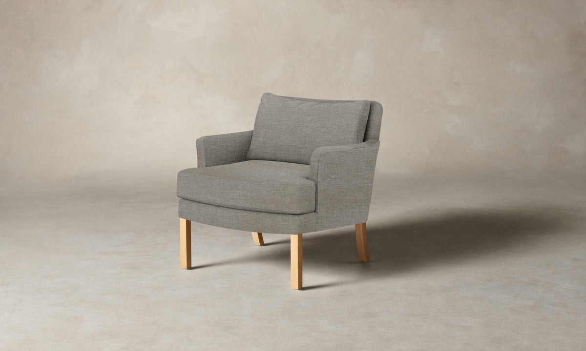 The Kaye Chair - Heritage Belgian Linen Agate