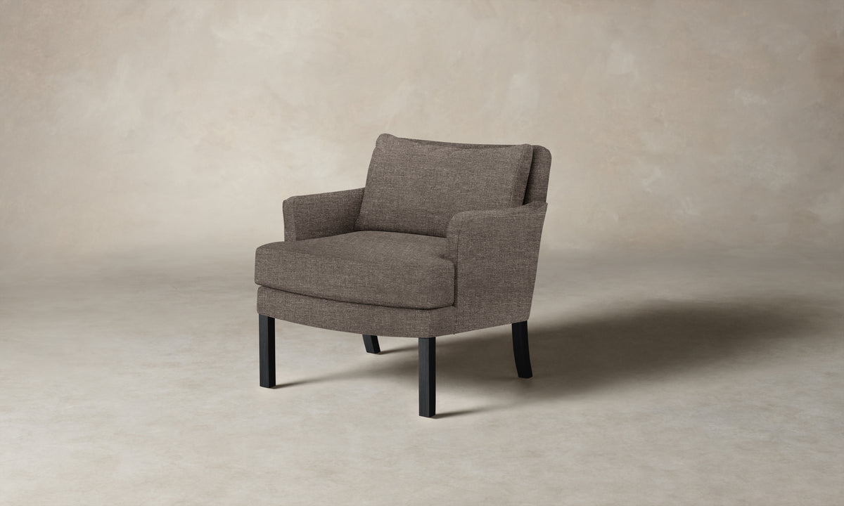 The Kaye Chair - Heritage Belgian Linen Carob