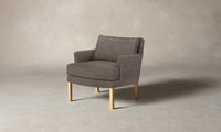 The Kaye Chair - Belgian Linen Carob