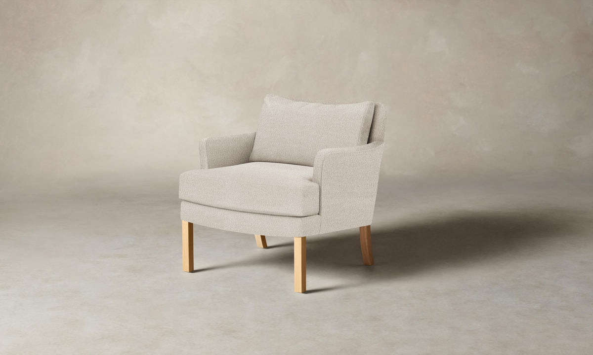 The Kaye Chair - Italian Bouclé Fossil