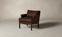 The Kaye Chair - Italian Brushed Wool Cocoa