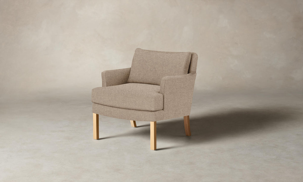 The Kaye Chair - Italian Brushed Wool Fox