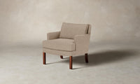 The Kaye Chair - Italian Brushed Wool Fox