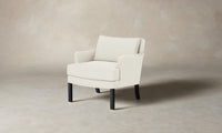 The Kaye Chair - Italian Brushed Wool Vanilla