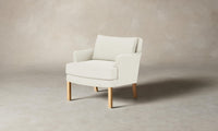 The Kaye Chair - Italian Brushed Wool Vanilla