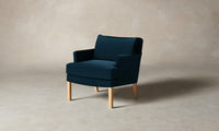 The Kaye Chair - Mohair Admiral