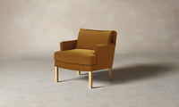 The Kaye Chair - Mohair Amber