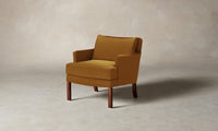 The Kaye Chair - Mohair Amber