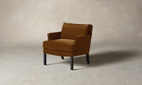 The Kaye Chair - Mohair Brown Sugar