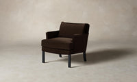 The Kaye Chair - Mohair Chocolate