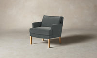 The Kaye Chair - Mohair Fog