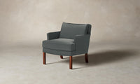 The Kaye Chair - Mohair Fog