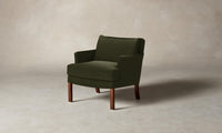 The Kaye Chair - Mohair Moss