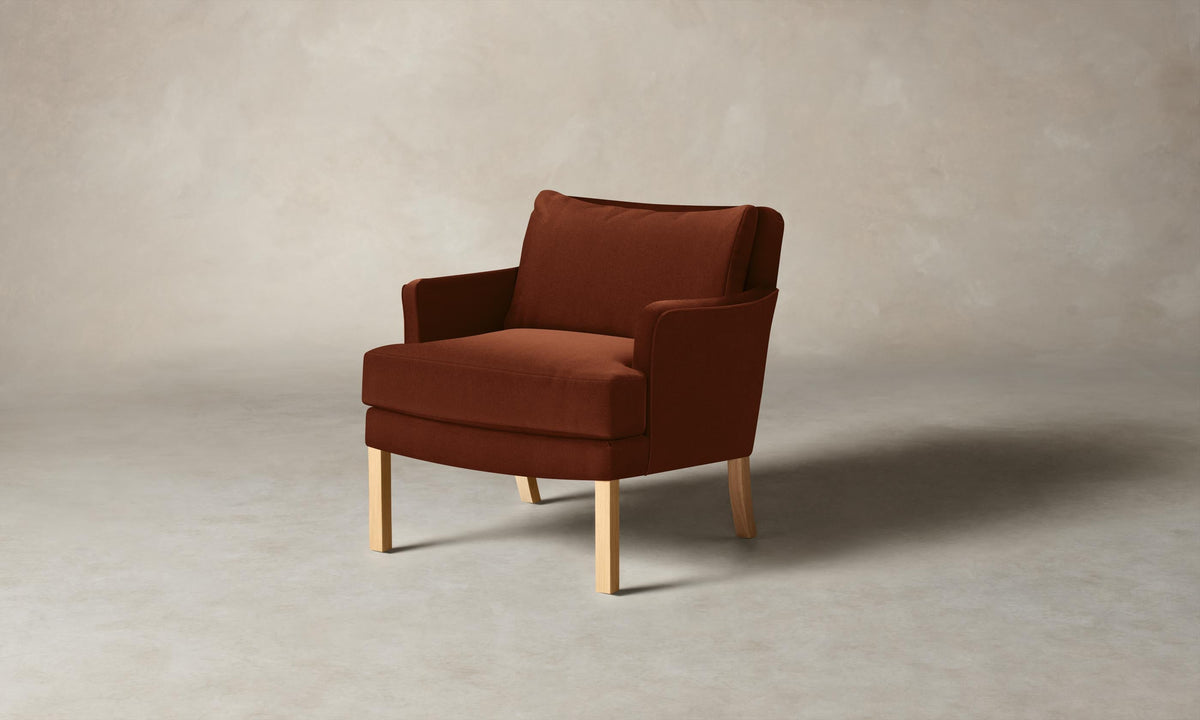 The Kaye Chair - Mohair Spice