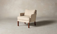 The Kaye Chair - Nubuck Leather Fawn