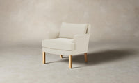 The Kaye Chair - Performance Linen Weave Flour