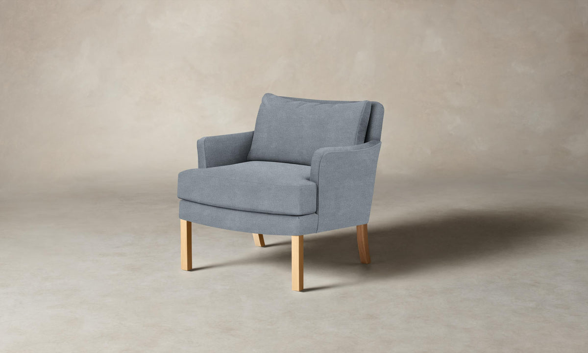 The Kaye Chair - Performance Mélange Weave Aegean