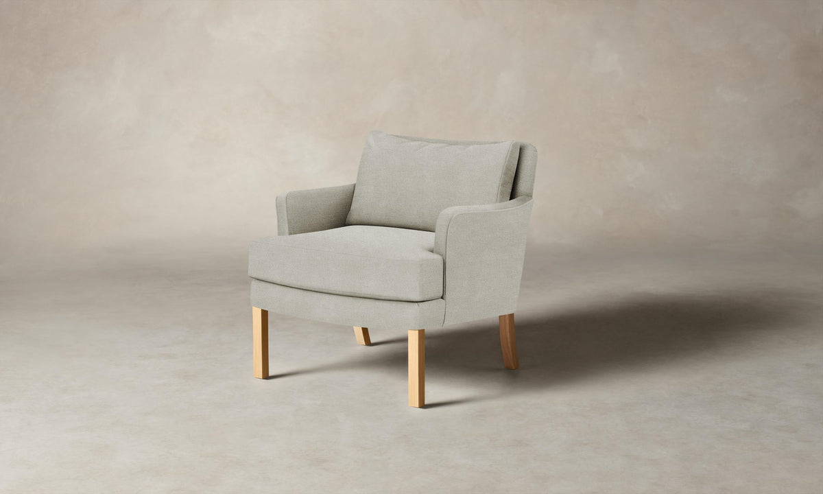 The Kaye Chair - Performance Mélange Weave Flint