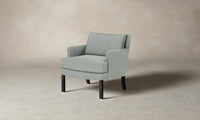 The Kaye Chair - Performance Mélange Weave Seaglass