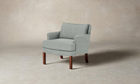 The Kaye Chair - Performance Mélange Weave Seaglass