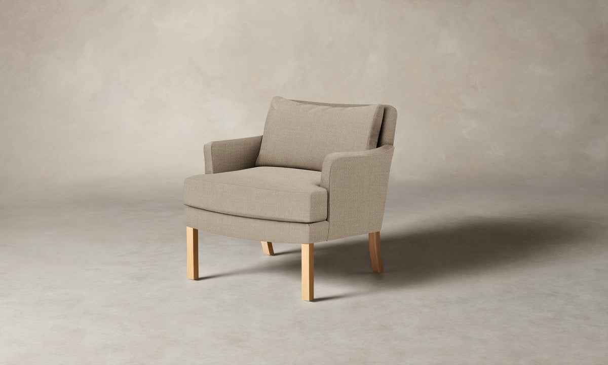 The Kaye Chair - Performance Textural Weave Savanna