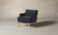 The Kaye Chair - Performance Velvet Flannel