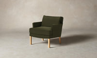 The Kaye Chair - Performance Velvet Olive