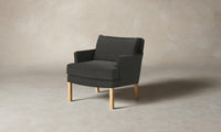 The Kaye Chair - Performance Velvet Slate