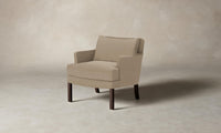 The Kaye Chair - Performance Velvet Taupe