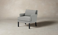 The Kaye Chair - Performance Woven Chenille Rain