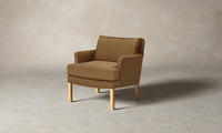 The Kaye Chair - Tuscan Leather Camel