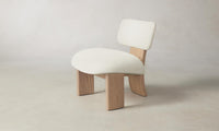 The Kenmare Chair - Italian Bouclé White