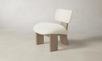 The Kenmare Chair - Italian Bouclé White