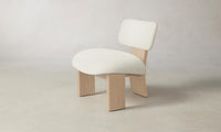 The Kenmare Chair - Italian Bouclé White