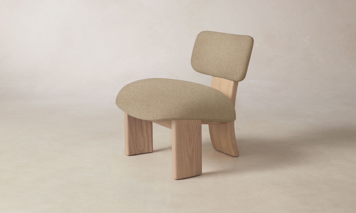 The Kenmare Chair - Italian Brushed Wool Fox