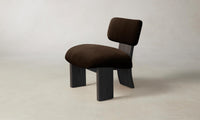 The Kenmare Chair - Mohair Chocolate